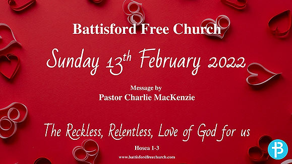 Sunday Service 13th February 2022